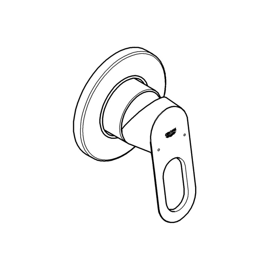 GROHE 29042000 - BAULOOP brusearmatur i poleret krom