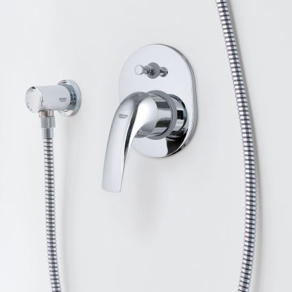 GROHE 29043000 - EUROCUBE badekararmatur, poleret krom