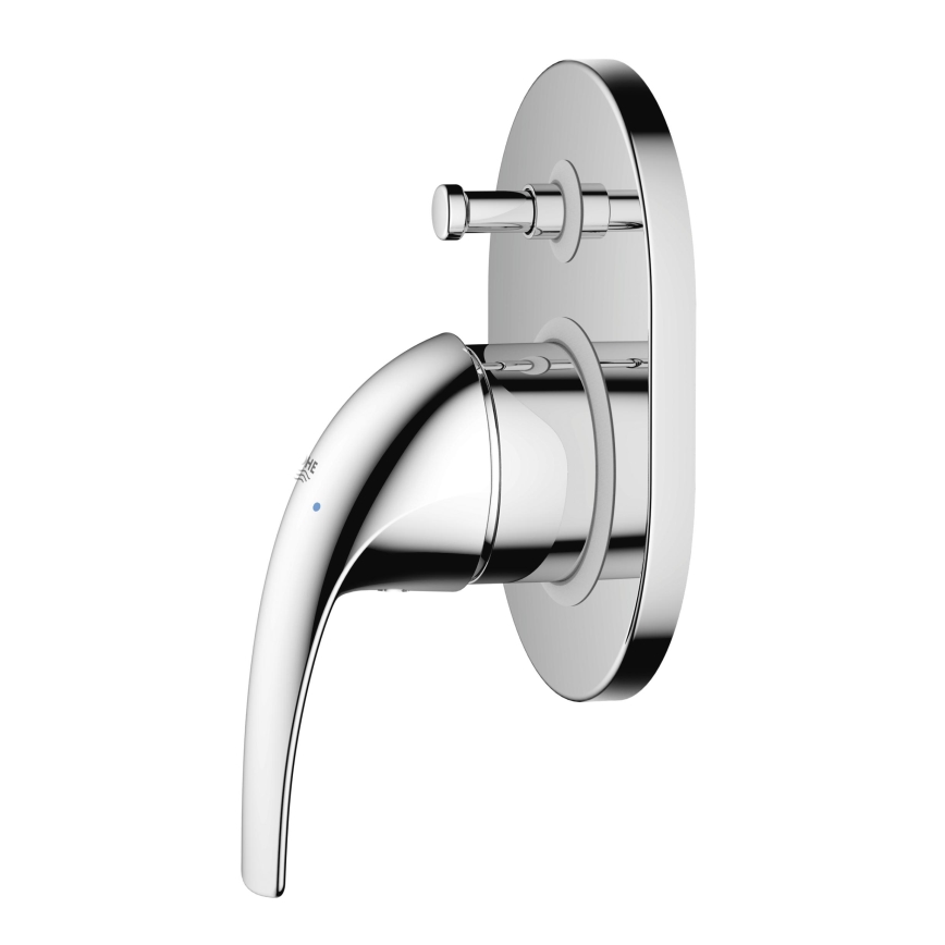 GROHE 29043000 - EUROCUBE badekararmatur, poleret krom