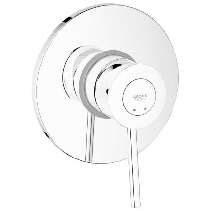 GROHE 29048000 - BAUCLASSIC brusebatteri til indbygning, poleret krom