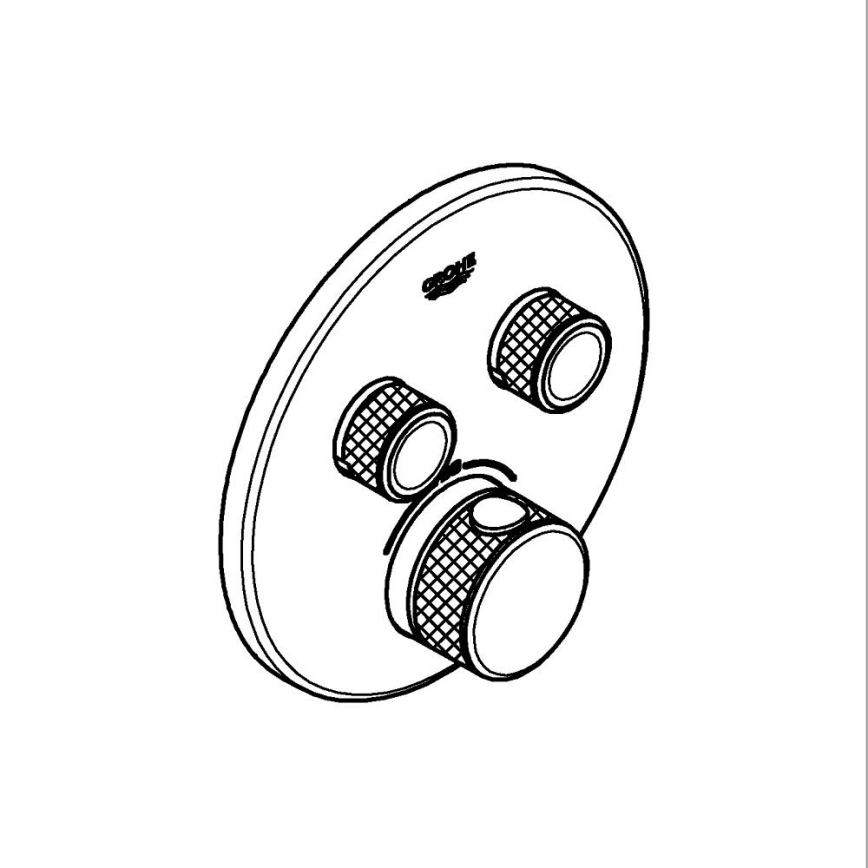 GROHE 29119AL0 - GROHTHERM SMARTCONTROL termostat, antracit