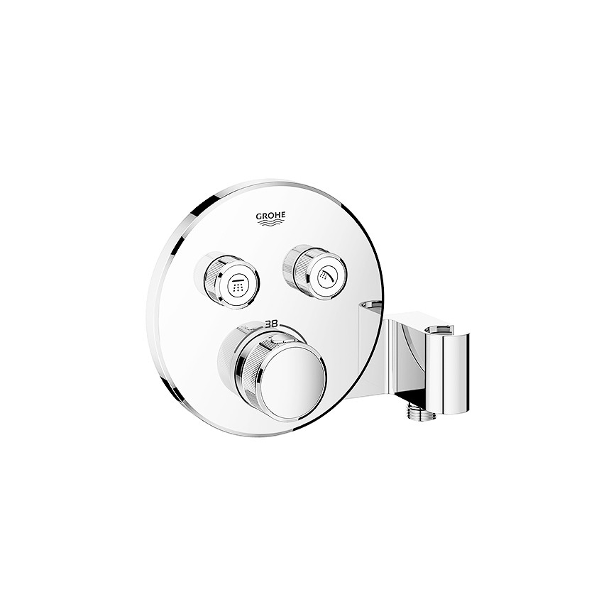 GROHE 29120000 - Termostatisk indbygget brusebatteri GROHTHERM SMARTCONTROL + holder, krom