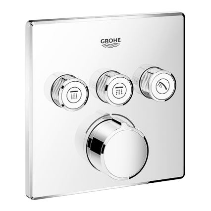 GROHE 29149000 - Roset til indbygningsarmatur SMARTCONTROL 158 × 158 mm krom