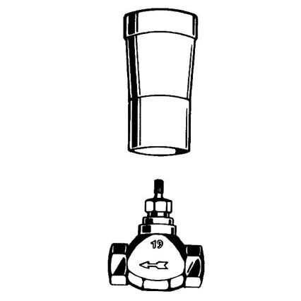 GROHE 29800000 - Bundstykke til indbygningsventil DN 15, messing