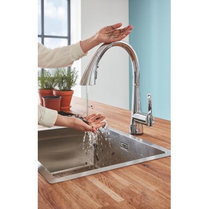 GROHE 30219002 - Elektronisk køkkenarmatur ZEDRA TOUCH, blank krom