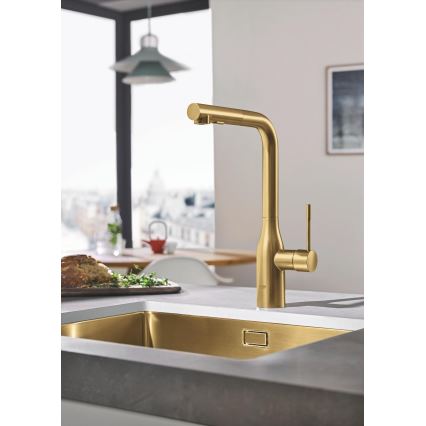 GROHE 30270GN0 - ESSENCE køkkenarmatur i guld