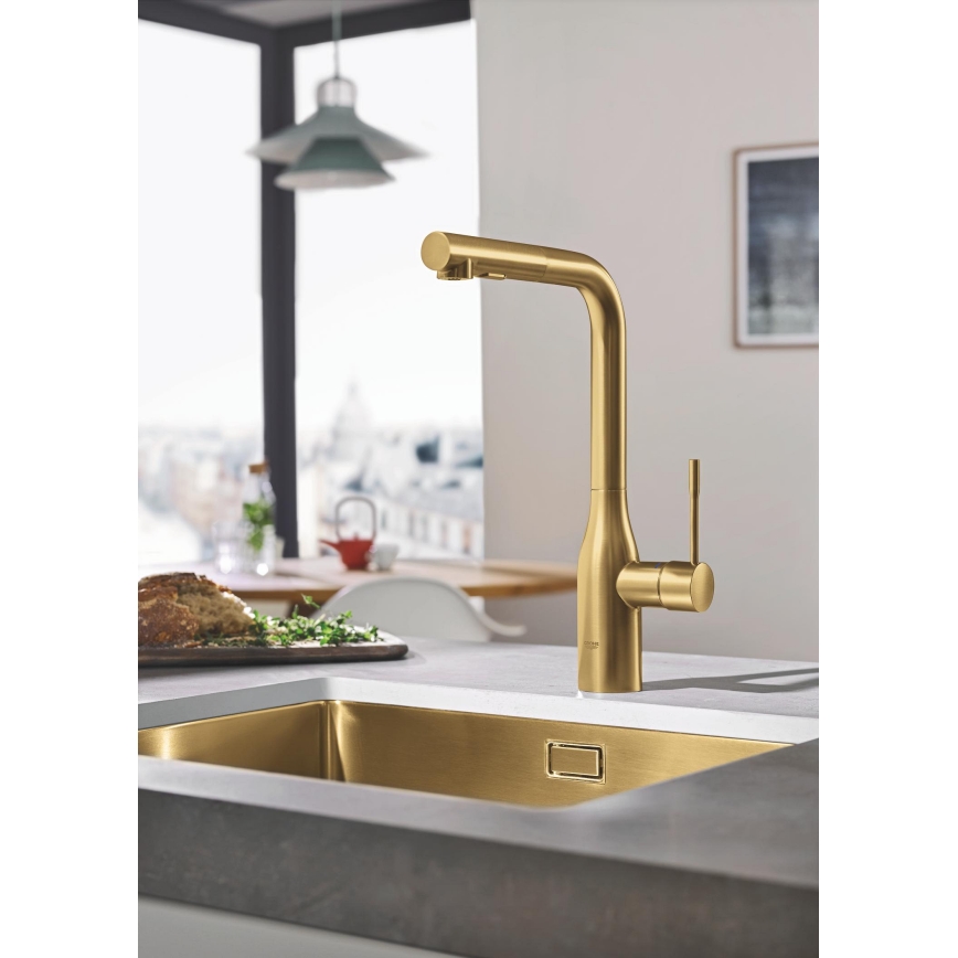 GROHE 30270GN0 - ESSENCE køkkenarmatur i guld