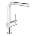 GROHE 30274000 - Køkkenarmatur med L-udløb, blank krom