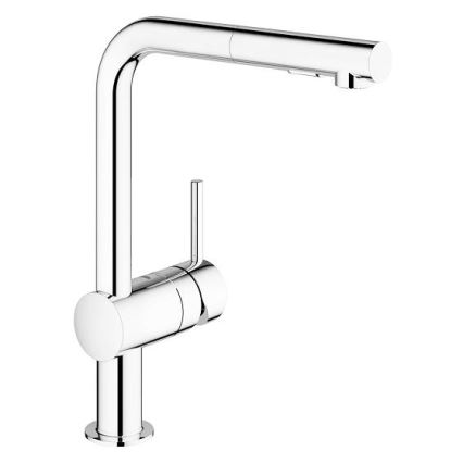 GROHE 30274000 - Køkkenarmatur med L-udløb, blank krom