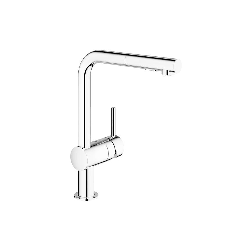 GROHE 30274000 - Køkkenarmatur med L-udløb, blank krom