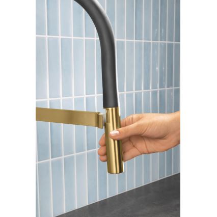 GROHE 30294GN0 - ESSENCE køkkenarmatur, guld