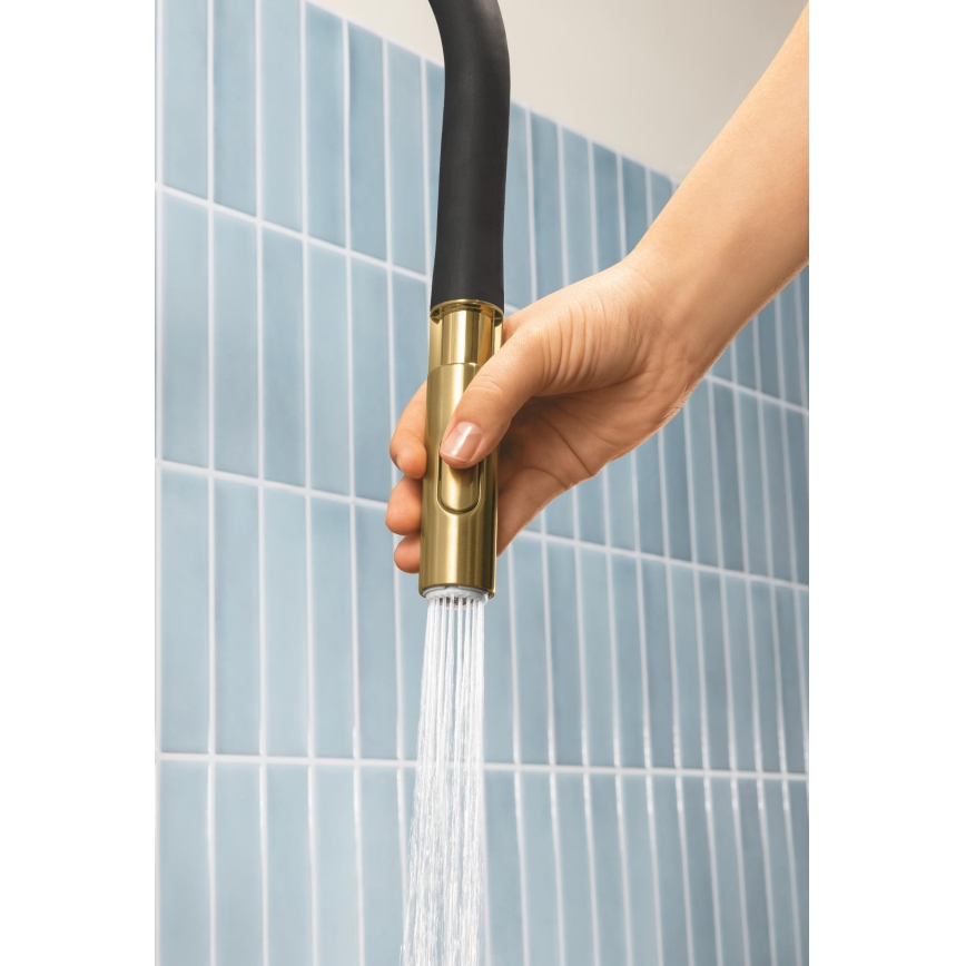 GROHE 30294GN0 - ESSENCE køkkenarmatur, guld
