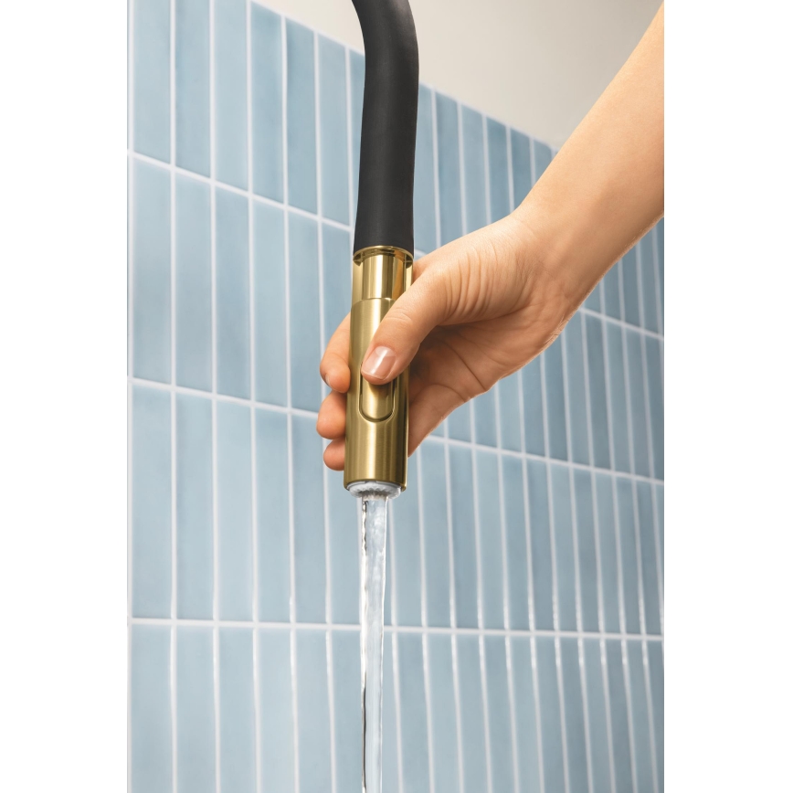 GROHE 30294GN0 - ESSENCE køkkenarmatur, guld