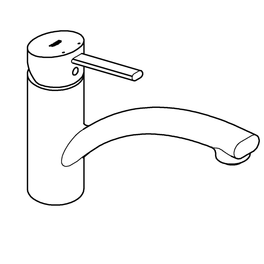 GROHE 30358000 - Køkkenarmatur SWIFT 227 mm, poleret krom