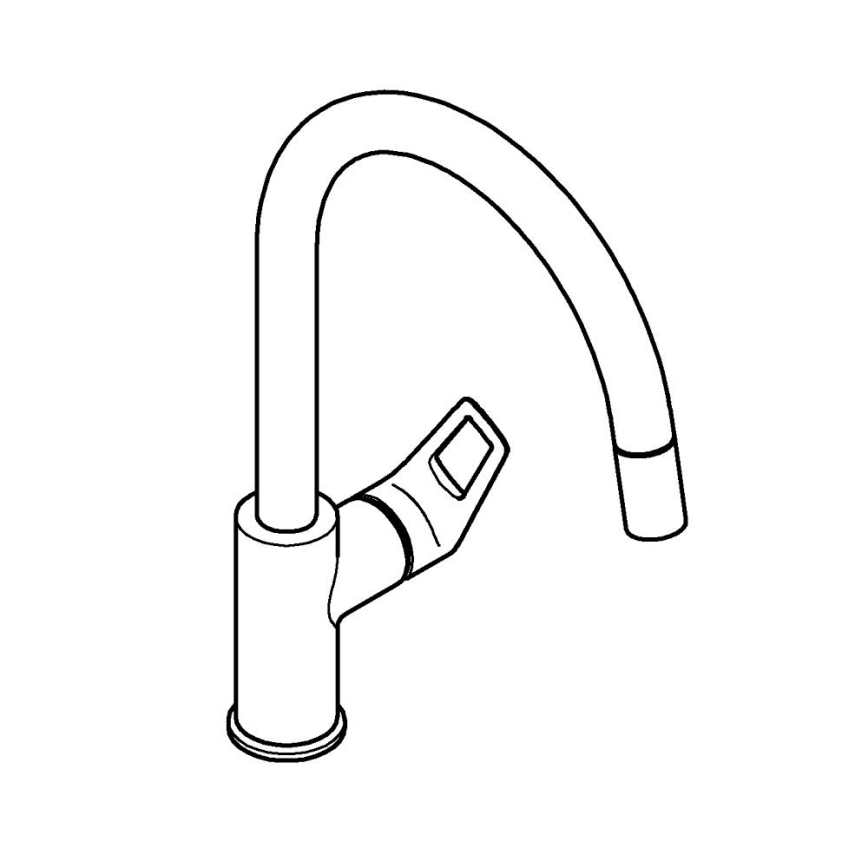 GROHE 30556000 - Køkkenarmatur START LOOP 357 mm forkromet