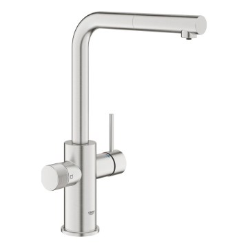 GROHE 30590DC0 - Køkkenarmatur med udtrækkelig tud BLUE PURE i rustfrit stål