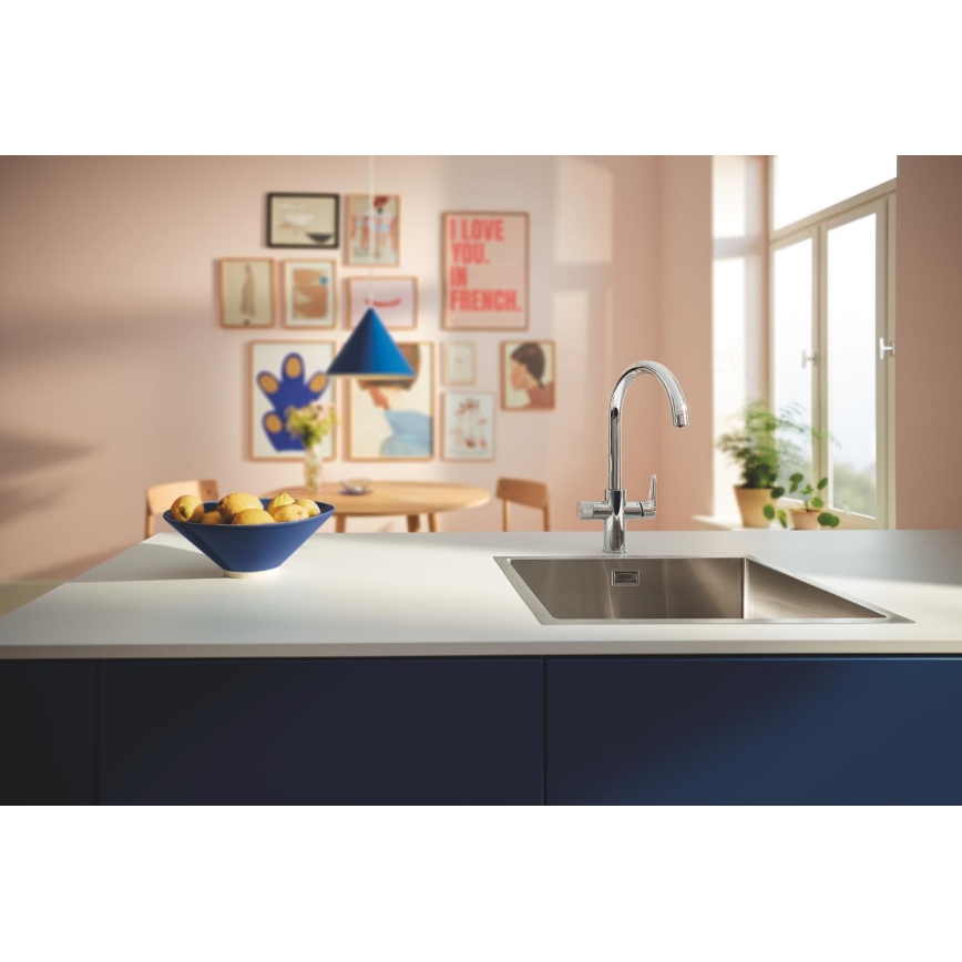 GROHE 30592000 - Køkkenarmatur BLUE PURE StartCurve 411 mm poleret krom