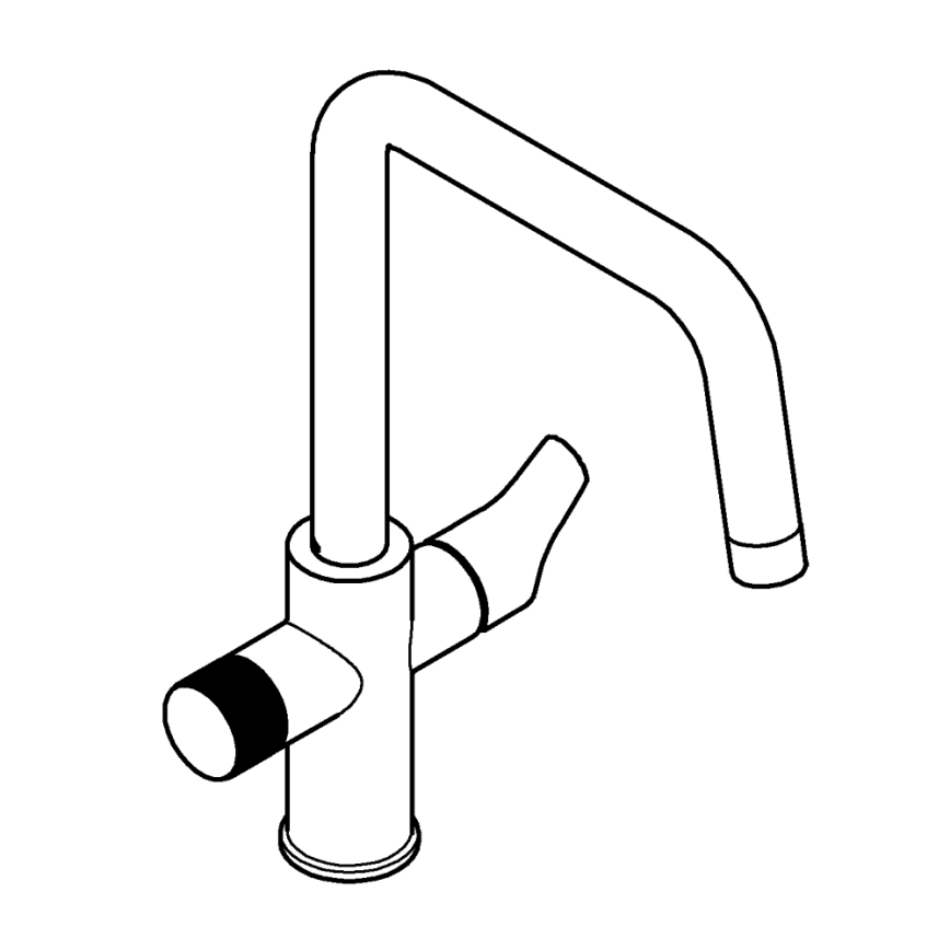 GROHE 30595000 - Køkkenarmatur BLUE PURE Start 366 mm poleret krom