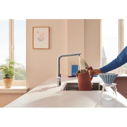 GROHE 30600000 - Køkkenarmatur BLUE PURE L-udløb poleret krom