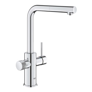 GROHE 30601000 - Køkkenarmatur BLUE PURE A med udtrækbar tud, poleret krom
