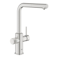 GROHE 30601DC0 - BLUE PURE køkkenarmatur med udtrækbar tud, rustfrit stål