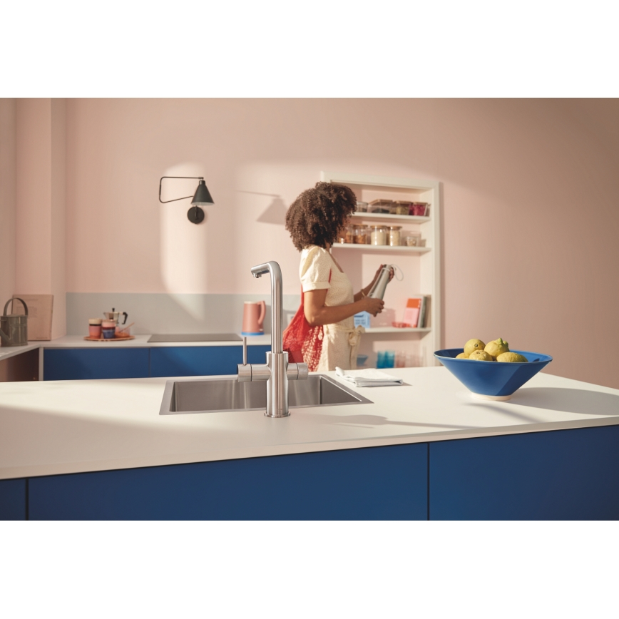 GROHE 30601DC0 - Køkkenarmatur BLUE PURE med udtrækkeligt mundstykke i rustfrit stål
