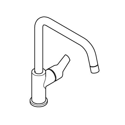 GROHE 30630000 - Køkkenarmatur START 311 mm poleret krom