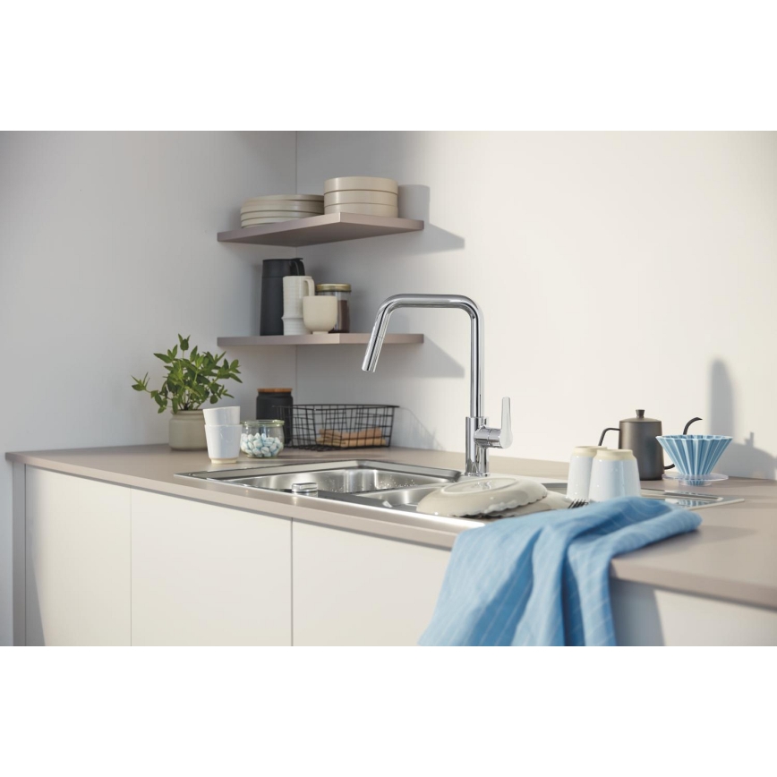 GROHE 30631000 - Køkkenarmatur QUICKFIX START 362 mm poleret krom