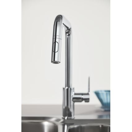 GROHE 30631000 - Køkkenarmatur QUICKFIX START 362 mm poleret krom