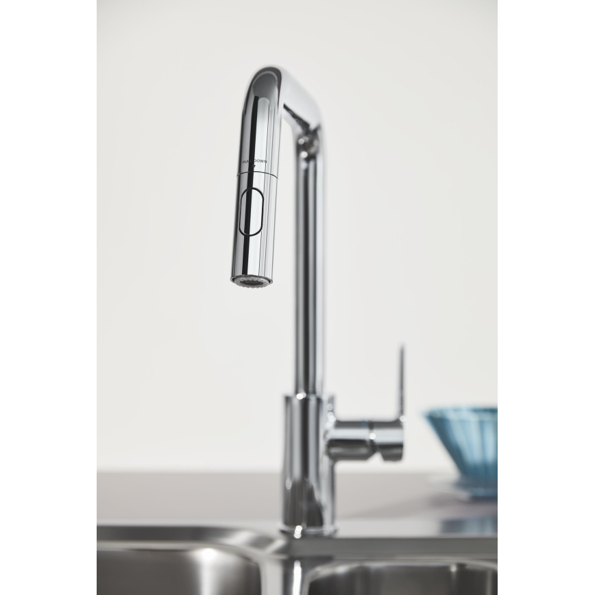GROHE 30631000 - Køkkenarmatur QUICKFIX START 362 mm poleret krom