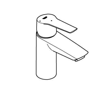 GROHE 311372432 - Håndvaskarmatur QUICKFIX START 165 mm sort