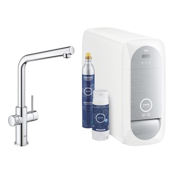 GROHE 31454001 - Køkkenarmatur BLUE HOME, L-udløb, blank krom