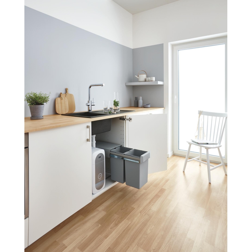 GROHE 31454001 - Køkkenarmatur BLUE HOME, L-udløb, poleret krom