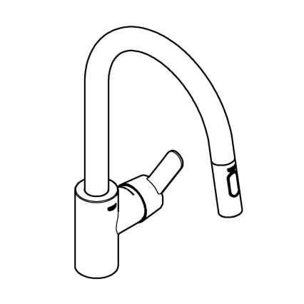 GROHE 31484001 - Køkkenarmatur GET poleret krom