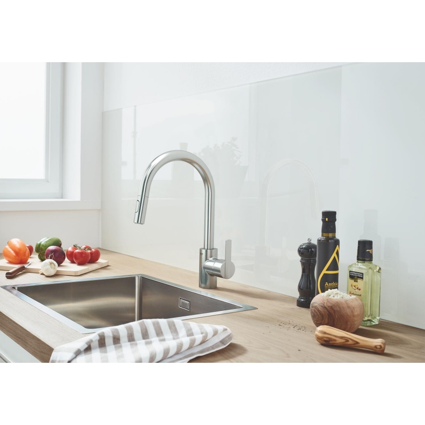GROHE 31486DC1 - FEEL køkkenarmatur i rustfrit stål