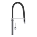 GROHE 31491000 - CONCETTO køkkenarmatur med professionel udtrækbar bruser, blank krom
