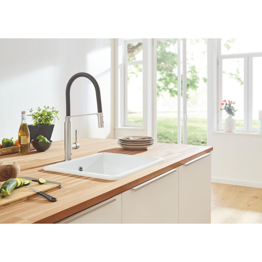 GROHE 31491DC0 - Vaskebatteri CONCETTO DN 15 i rustfrit stål