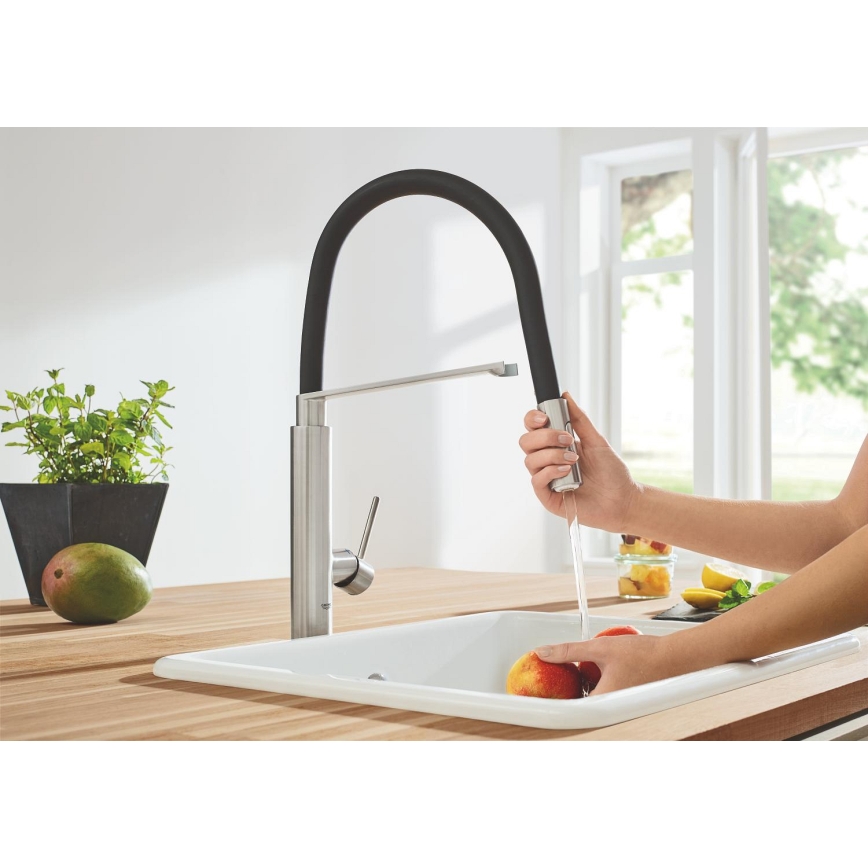 GROHE 31491DC0 - Vaskebatteri CONCETTO DN 15 i rustfrit stål