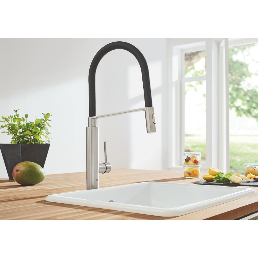 GROHE 31491DC0 - Vaskebatteri CONCETTO DN 15 i rustfrit stål