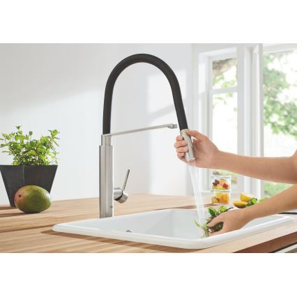 GROHE 31491DC0 - Vaskebatteri CONCETTO DN 15 i rustfrit stål