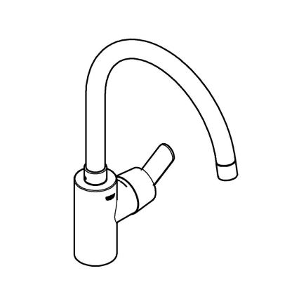 GROHE 31494001 - GET køkkenarmatur i poleret krom