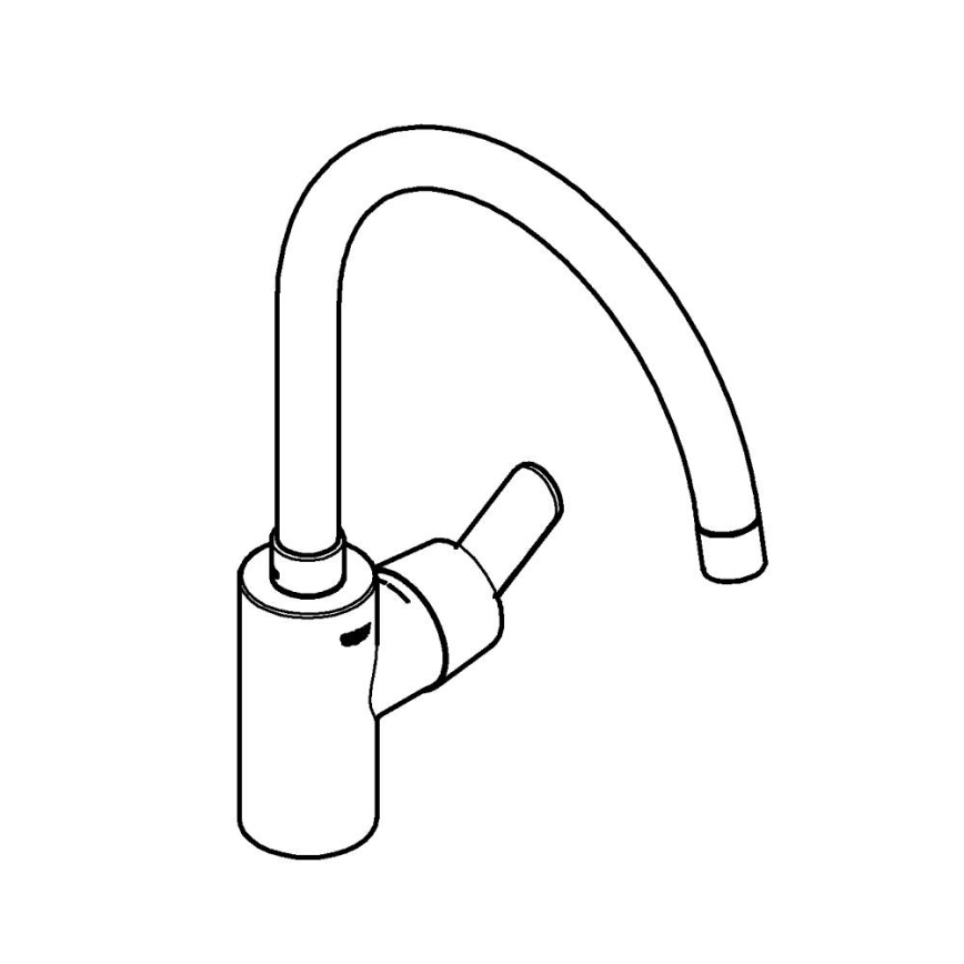 GROHE 31494001 - GET køkkenarmatur i poleret krom