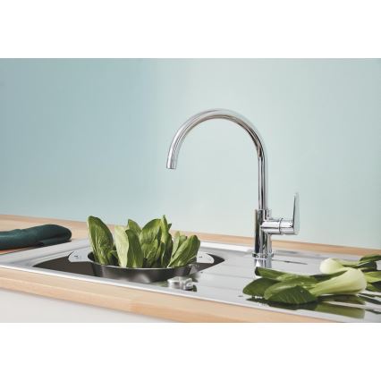 GROHE 31536001 - Køkkenarmatur BAUCURVE 332 mm poleret krom