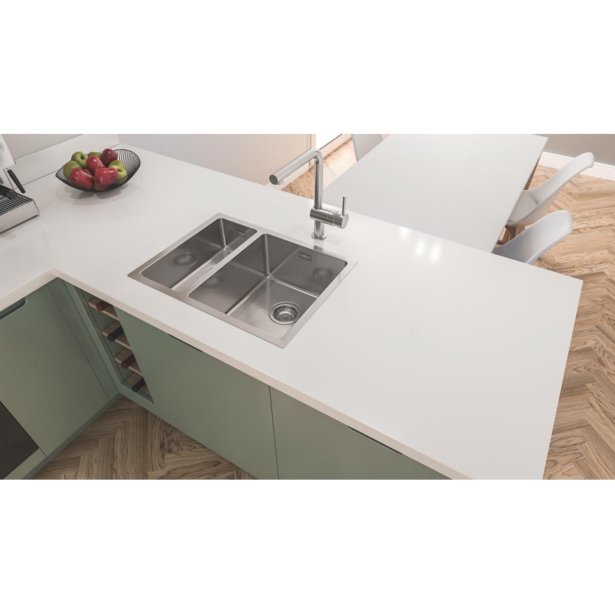 GROHE 31576SD1 - Køkkenvask K700U 595 × 450 mm i rustfrit stål