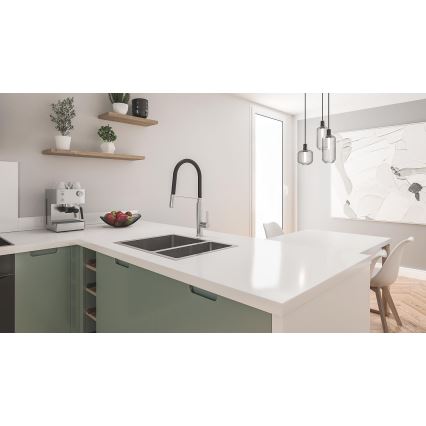 GROHE 31577SD1 - Køkkenvask K700U 595 × 450 mm i rustfrit stål