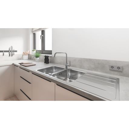 GROHE 31588SD1 - K500-vask 1160 × 500 mm i rustfrit stål