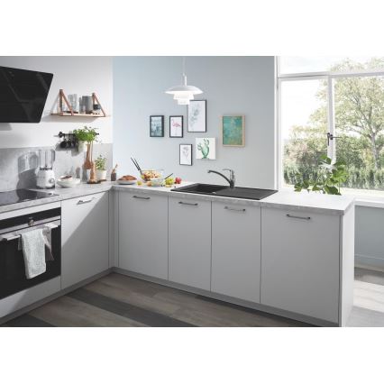 GROHE 31640AP0 - Kompositvask K400 860 × 500 mm granit/sort