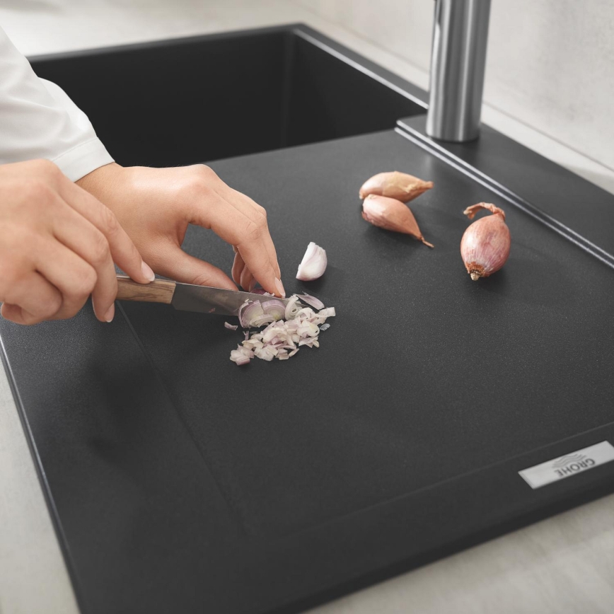 GROHE 31644AP0 - Køkkenvask K500 860 × 500 mm granit/sort