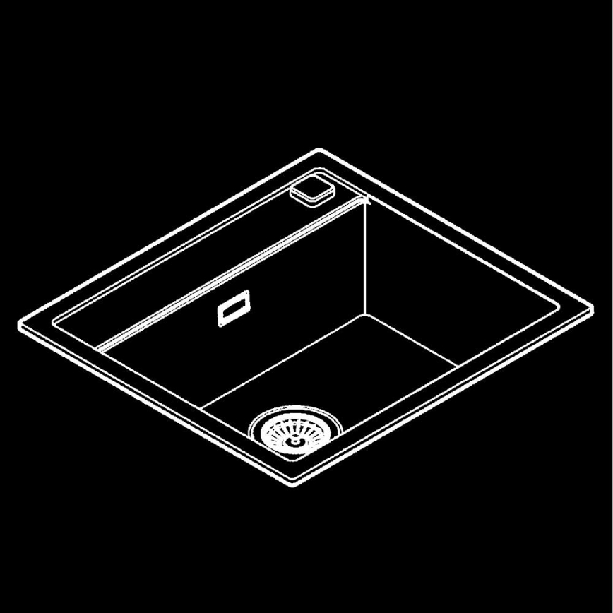 GROHE 31651AP0 - Kompositvask K700 560 × 510 mm sort