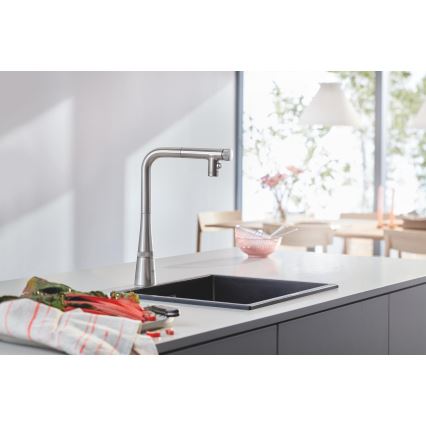 GROHE 31653AP0 - Køkkenvask K700U 457 × 406 mm sten/sort